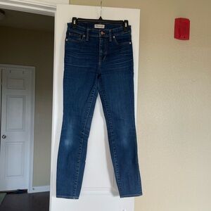 Madewell Blue Straight Leg Jeans Classic Style